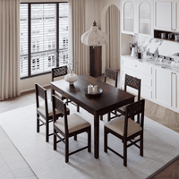 Solid Wood Dining Table 6 Seater for Living room, Dining room