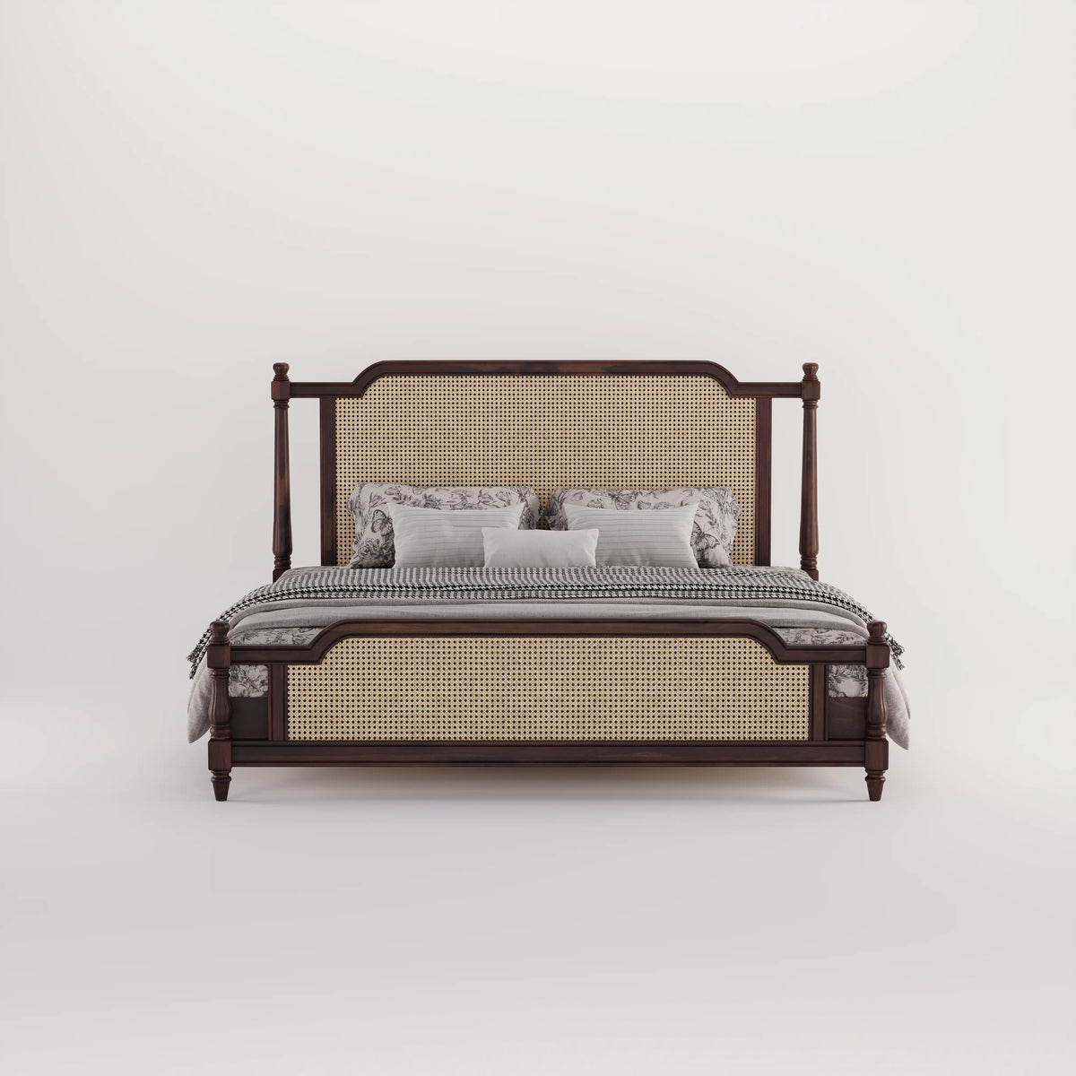 Wooden King Size bed without Storage
