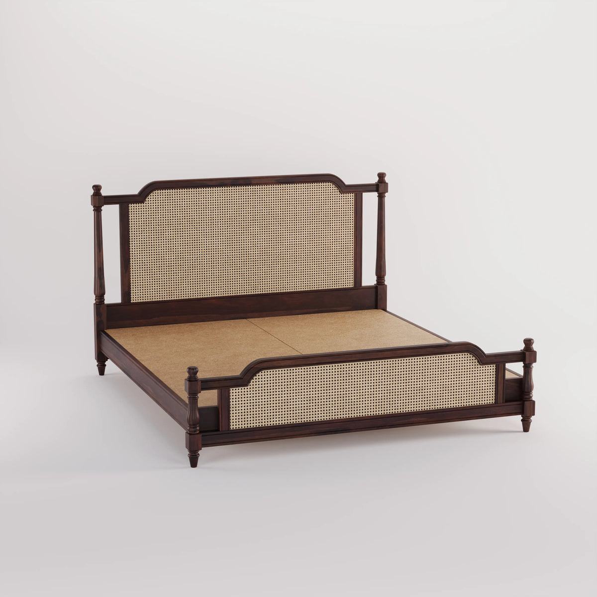Wooden King Size bed without Storage