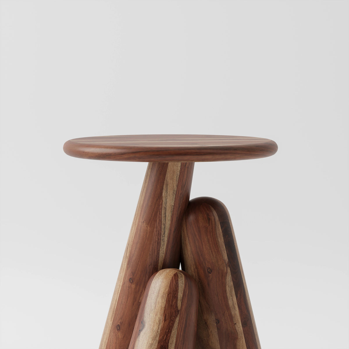 Solid Sheesham Wood Side Table for Living Room and Bedroom