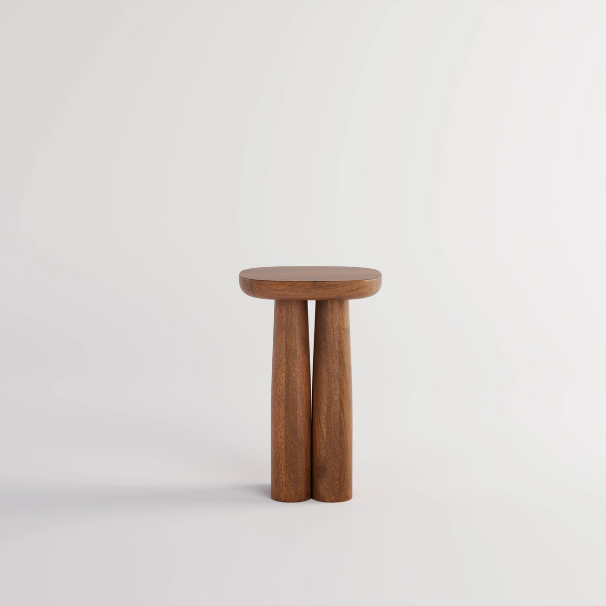 Wooden End Table for Living Room with Sheesham Wood Design