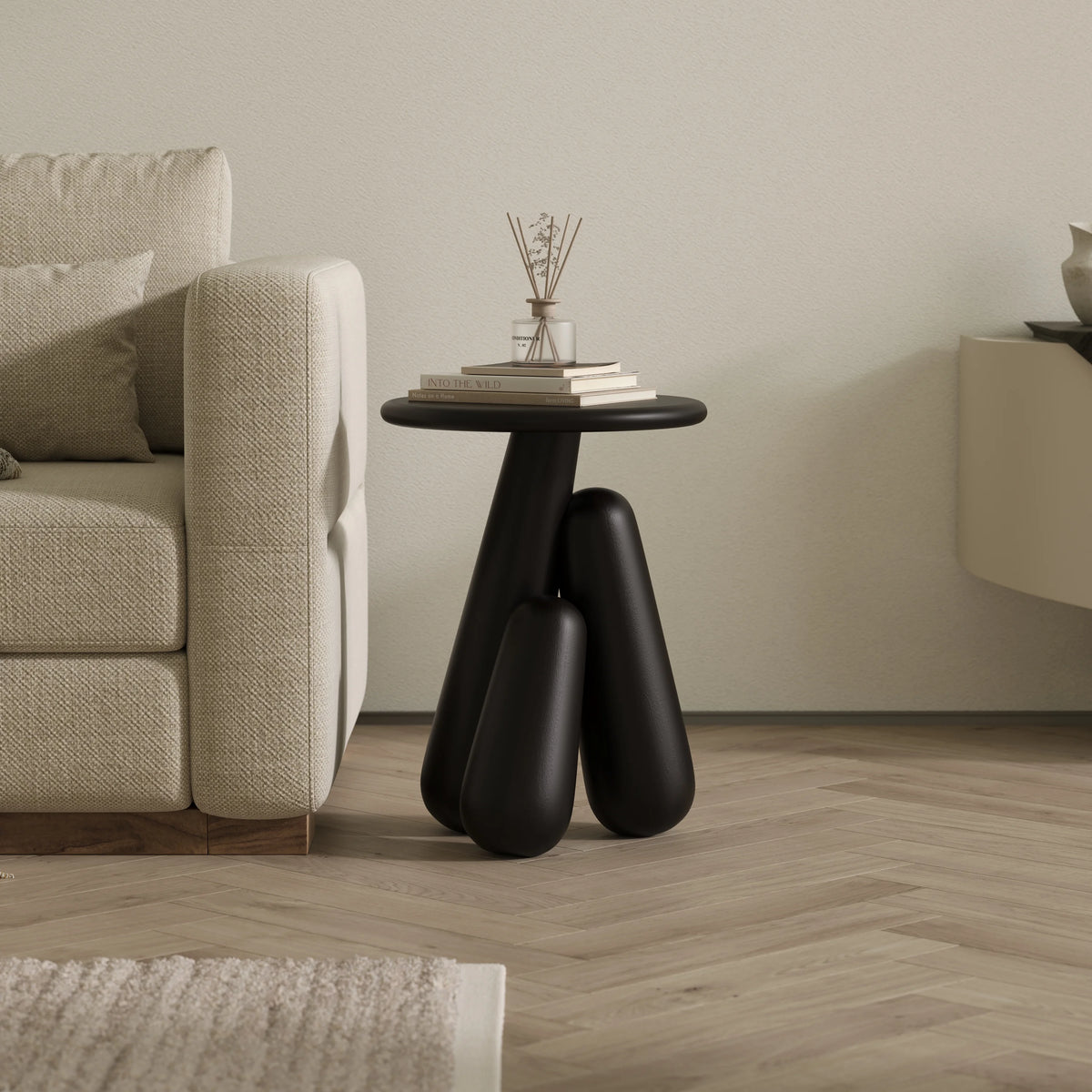 Sheesham Wood End Table for Living Room with Stylish Design