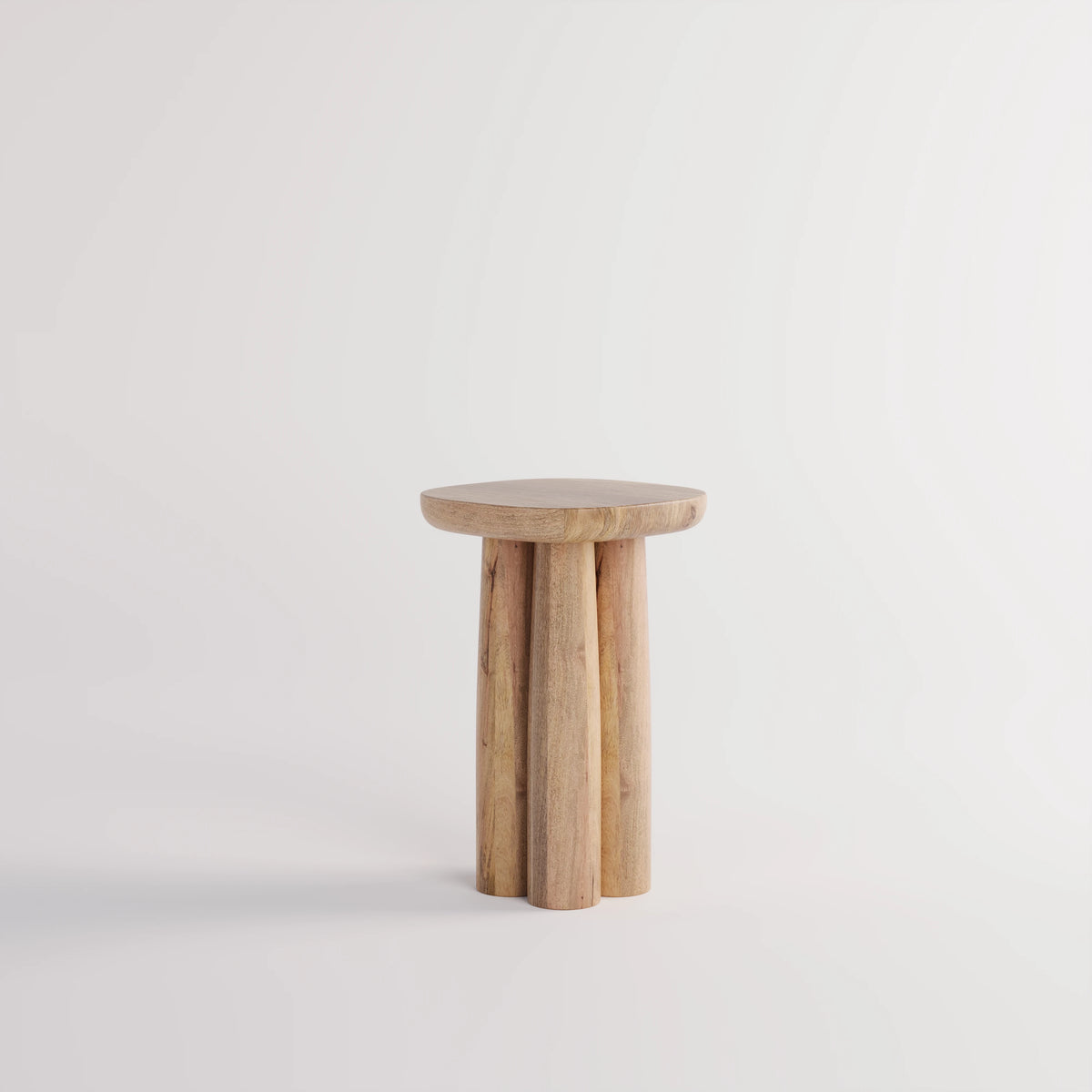 Wooden Bedside Table for Bedroom with Solid Wood Construction