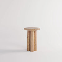 Wooden Bedside Table for Bedroom with Solid Wood Construction
