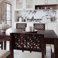 Solid Wood Dining Table 6 Seater for Living room, Dining room