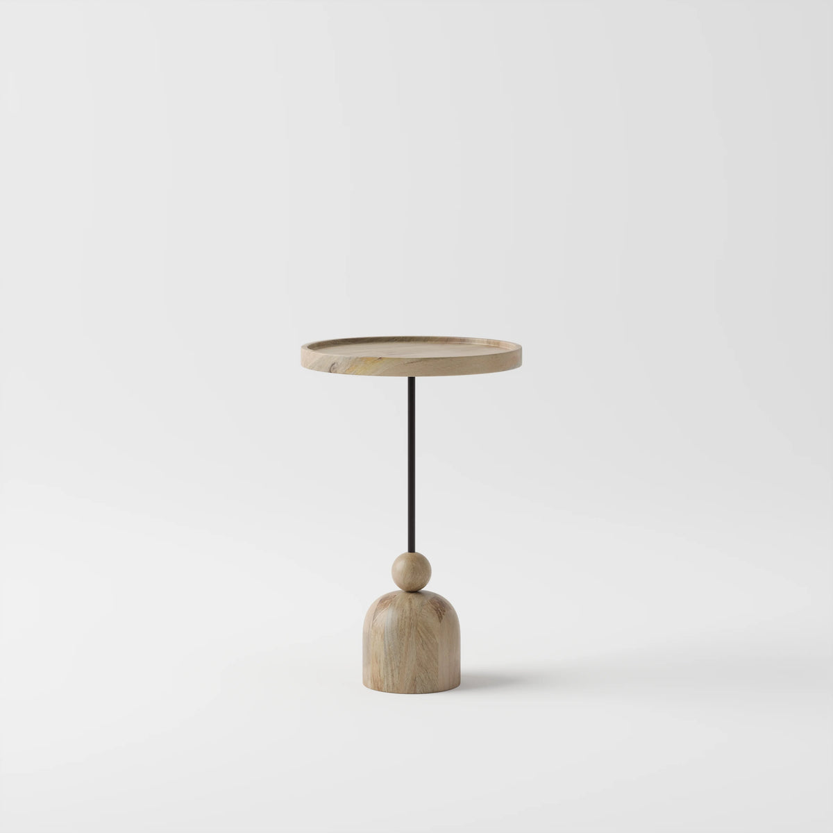 Solid Wood End Table for Living Room and Sofa