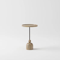 Solid Wood End Table for Living Room and Sofa