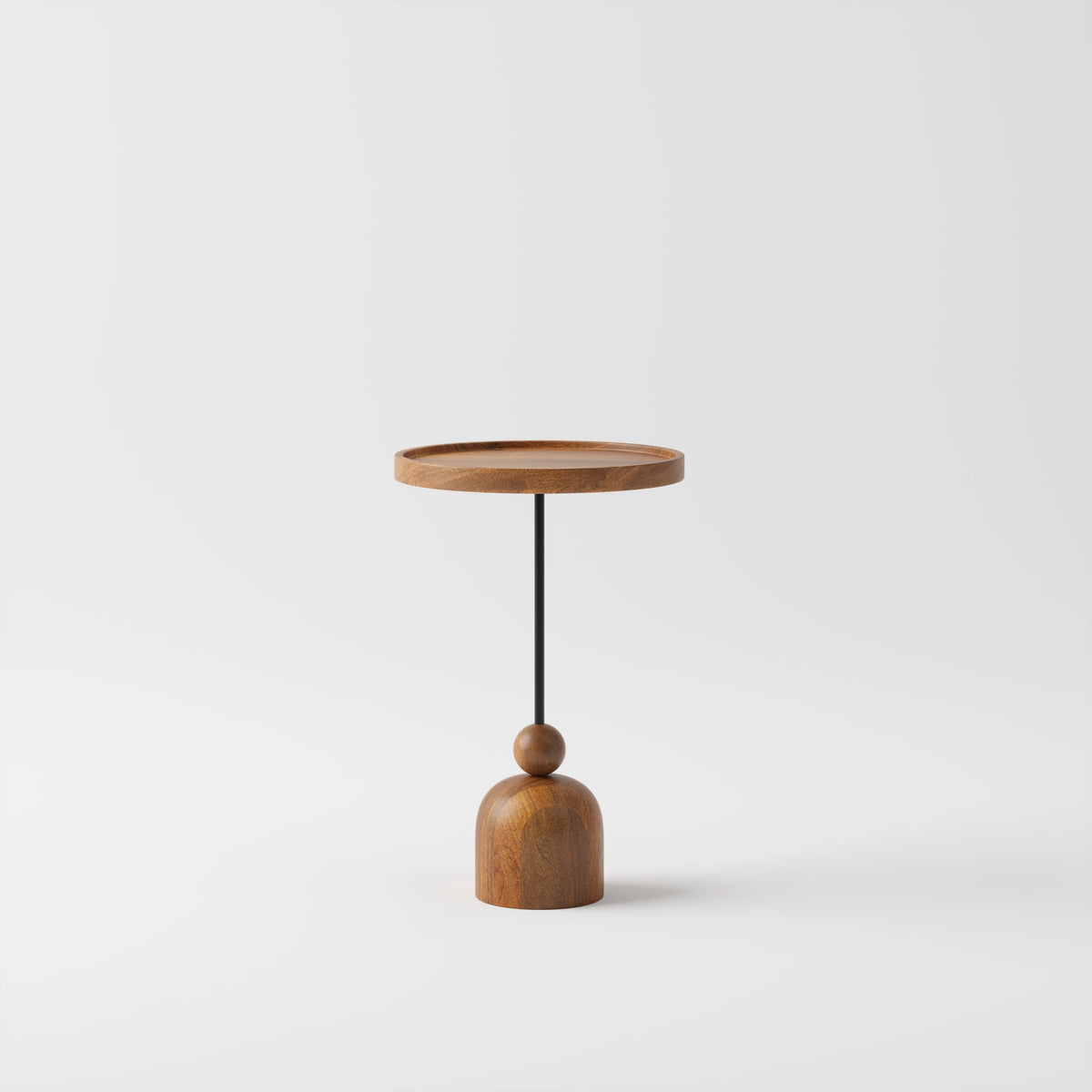 Wooden Side Table for Living Room with Elegant Sheesham Wood