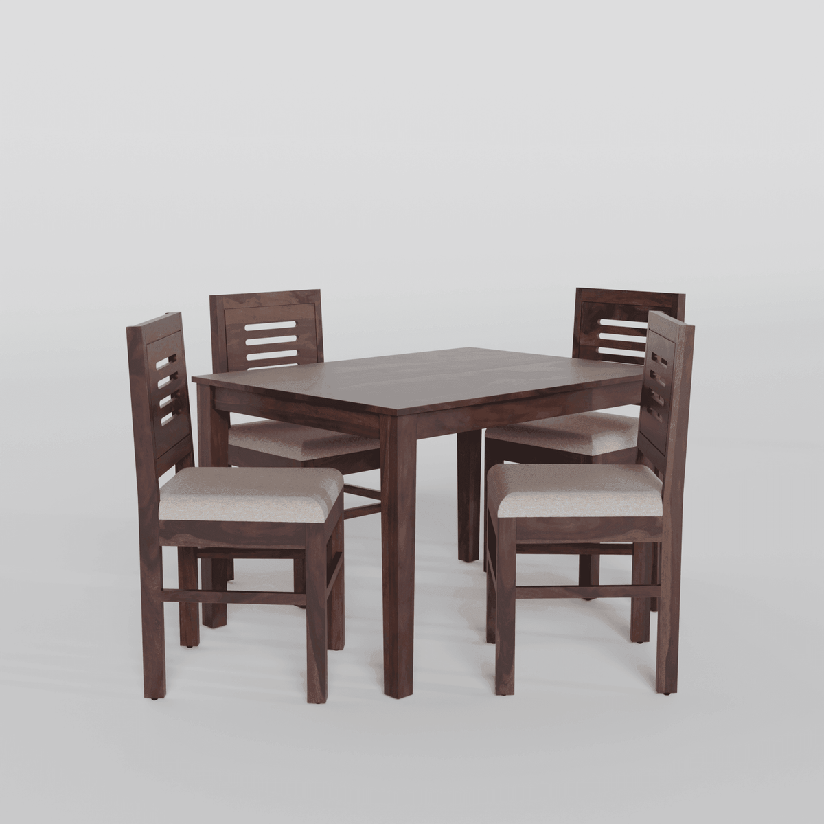 4 Seater dining table made of solid sheesham wood