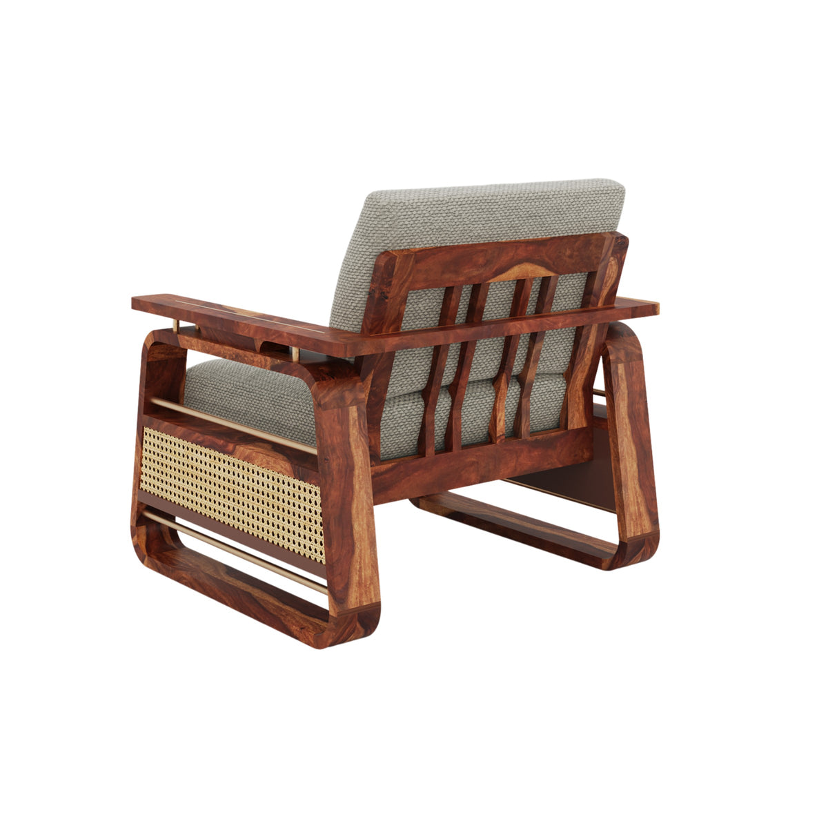 Solid Wood 5 Seater Sofa Set