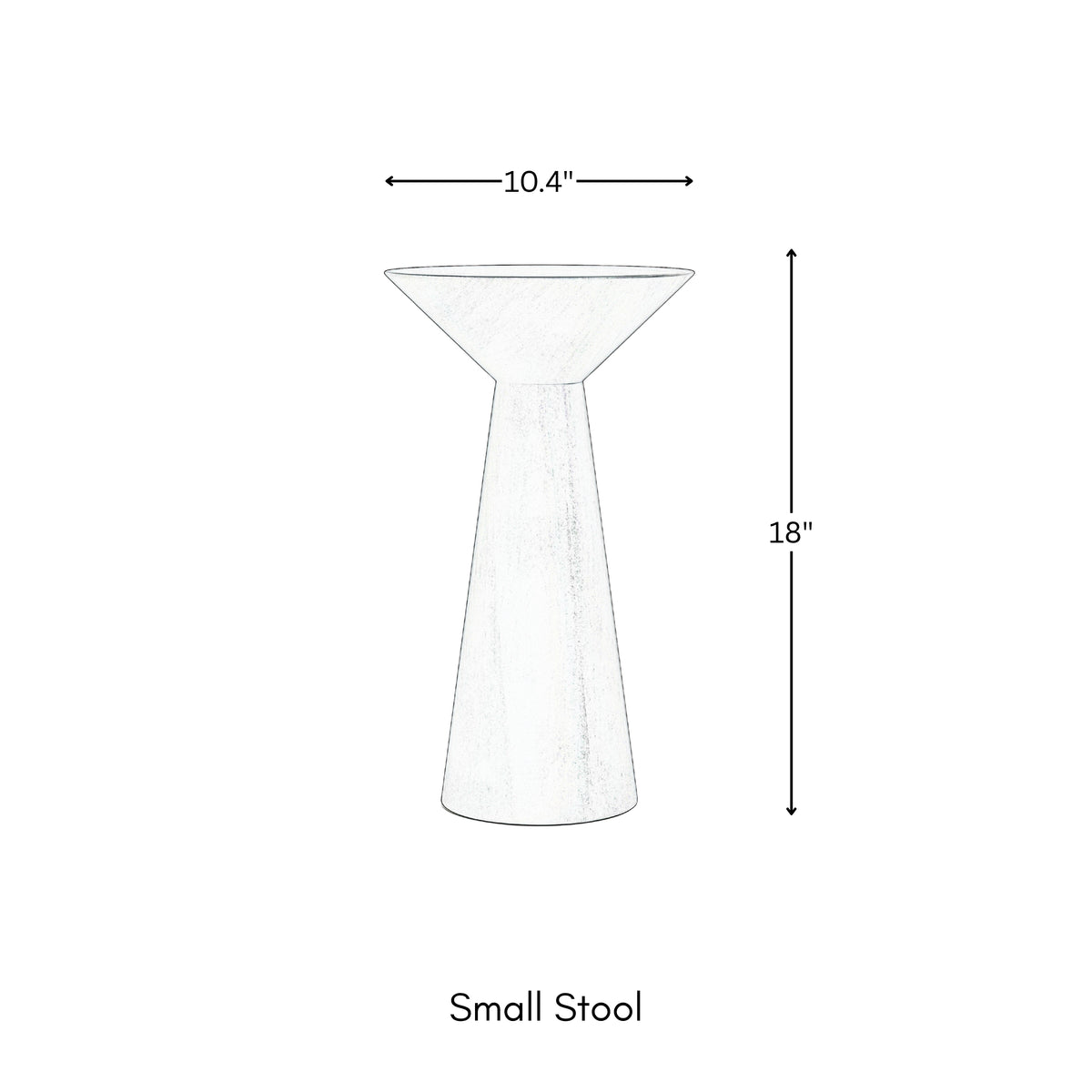 Wooden Side End Table Set of 2 | Pedestal Accent Table for Living Room