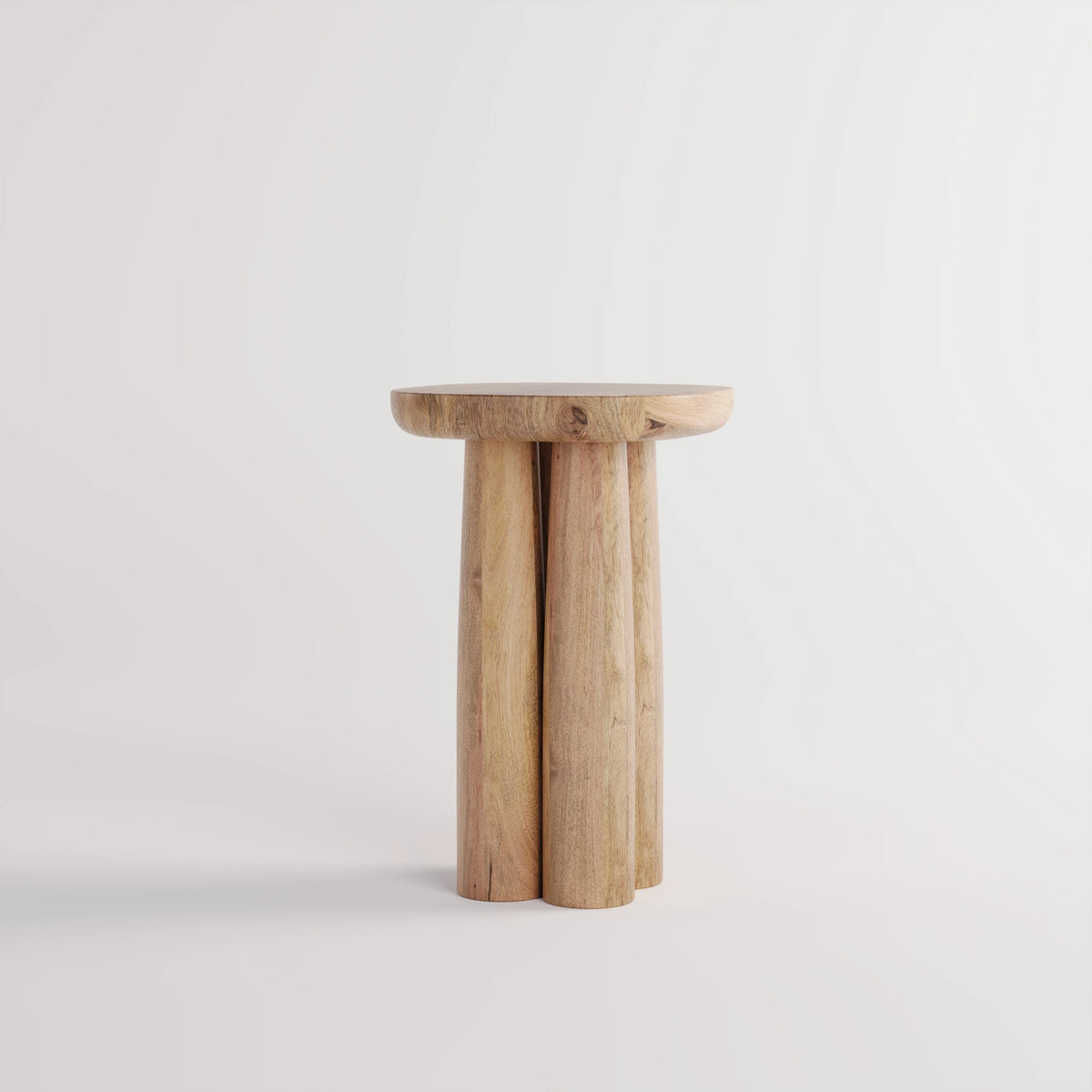 Wooden Bedside Table for Bedroom with Solid Wood Construction