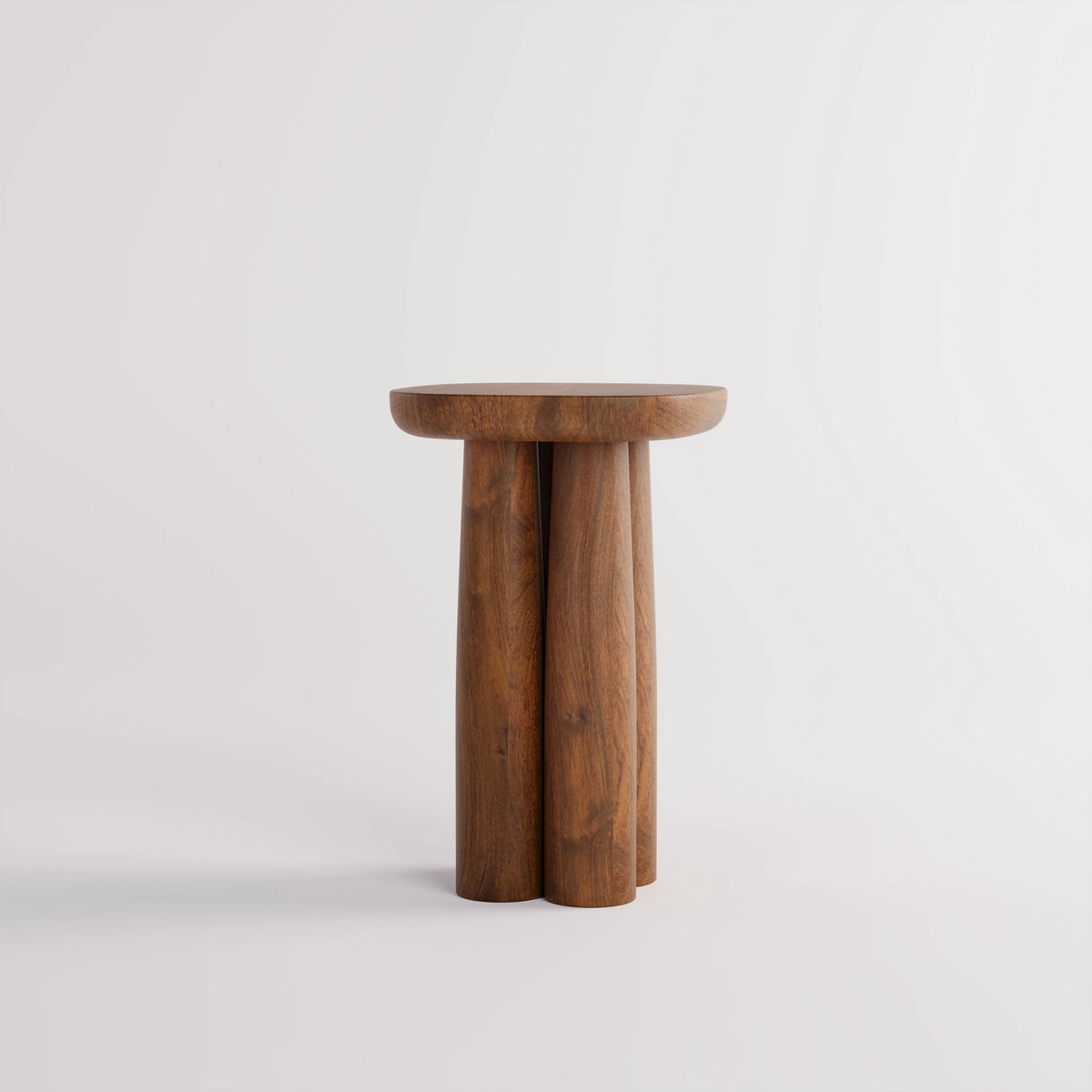 Wooden End Table for Living Room with Sheesham Wood Design