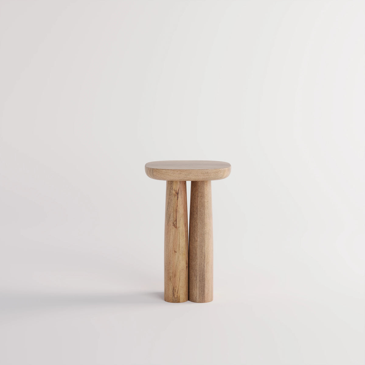 Wooden Bedside Table for Bedroom with Solid Wood Construction