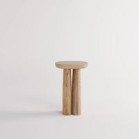 Wooden Bedside Table for Bedroom with Solid Wood Construction