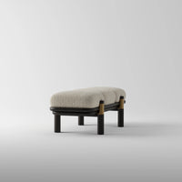 Mango Wood Cushioned Bench for Living Room