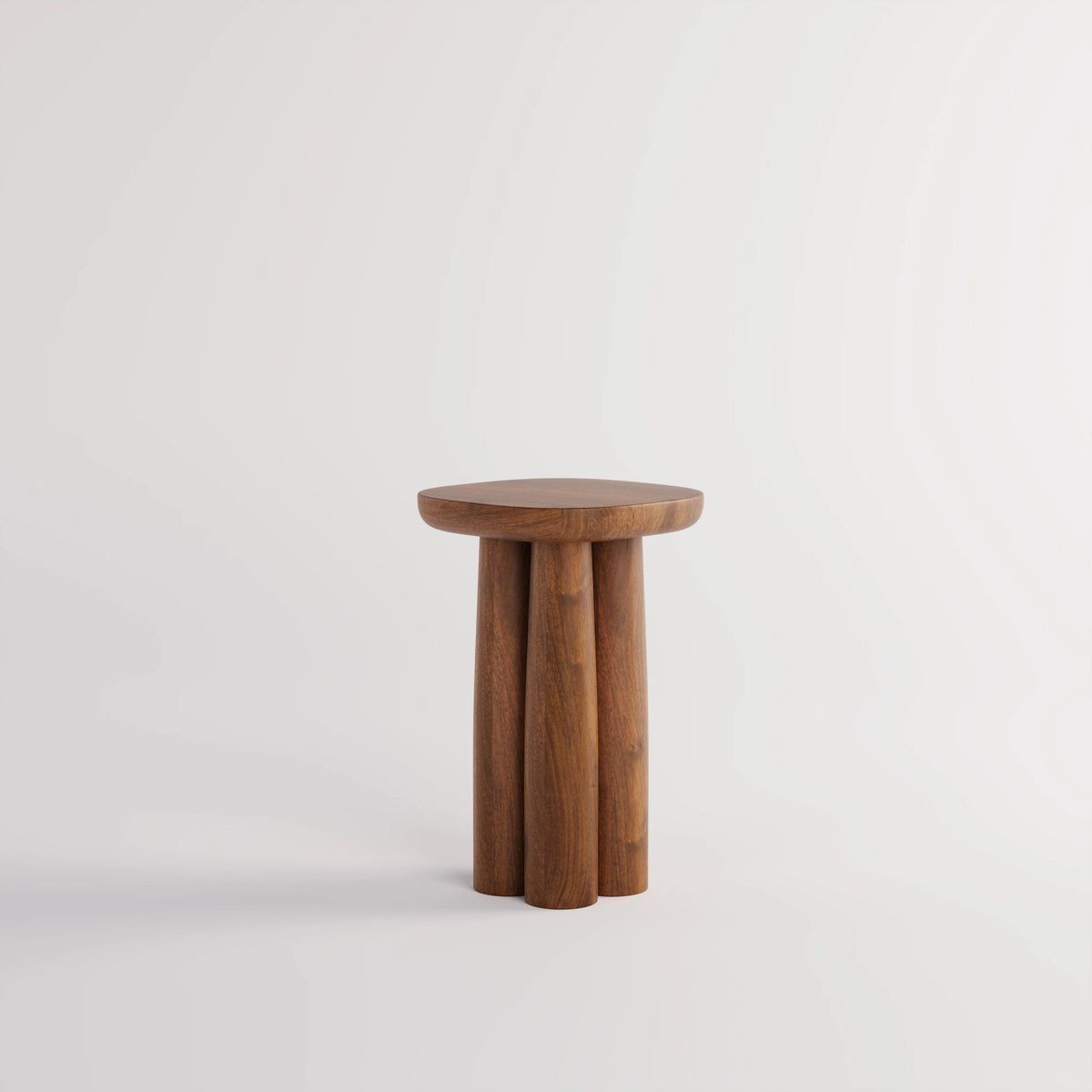 Wooden End Table for Living Room with Sheesham Wood Design