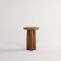 Wooden End Table for Living Room with Sheesham Wood Design