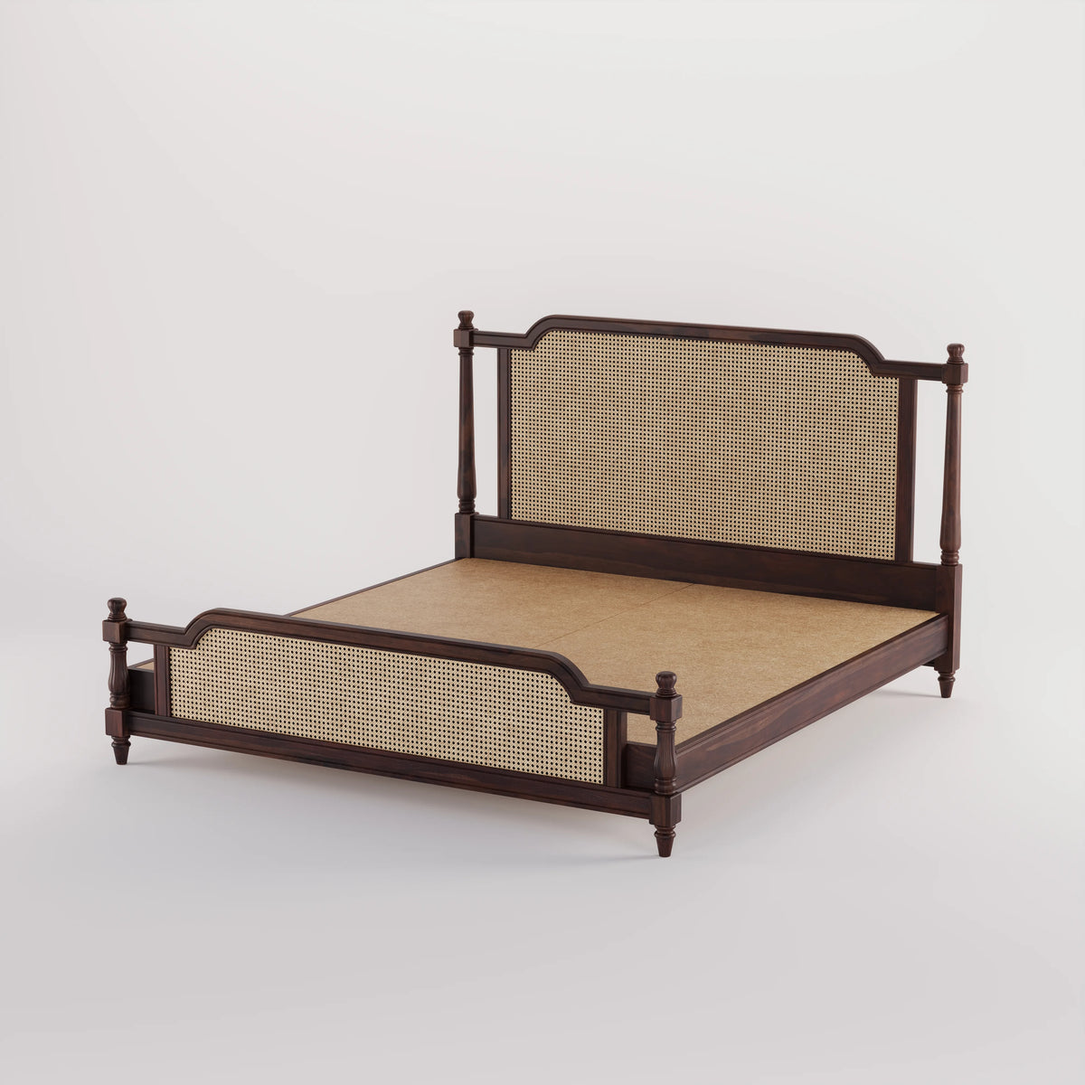 Wooden King Size bed without Storage
